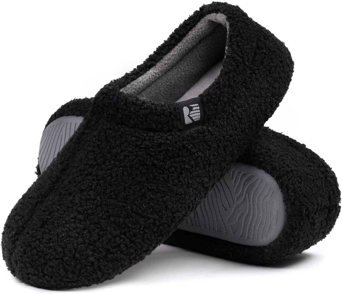 RockDove Women's Teddy Fleece Closed Back Indoor Slipper