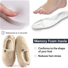RockDove Women's Faux Shearling Closed Back Slipper with Memory Foam