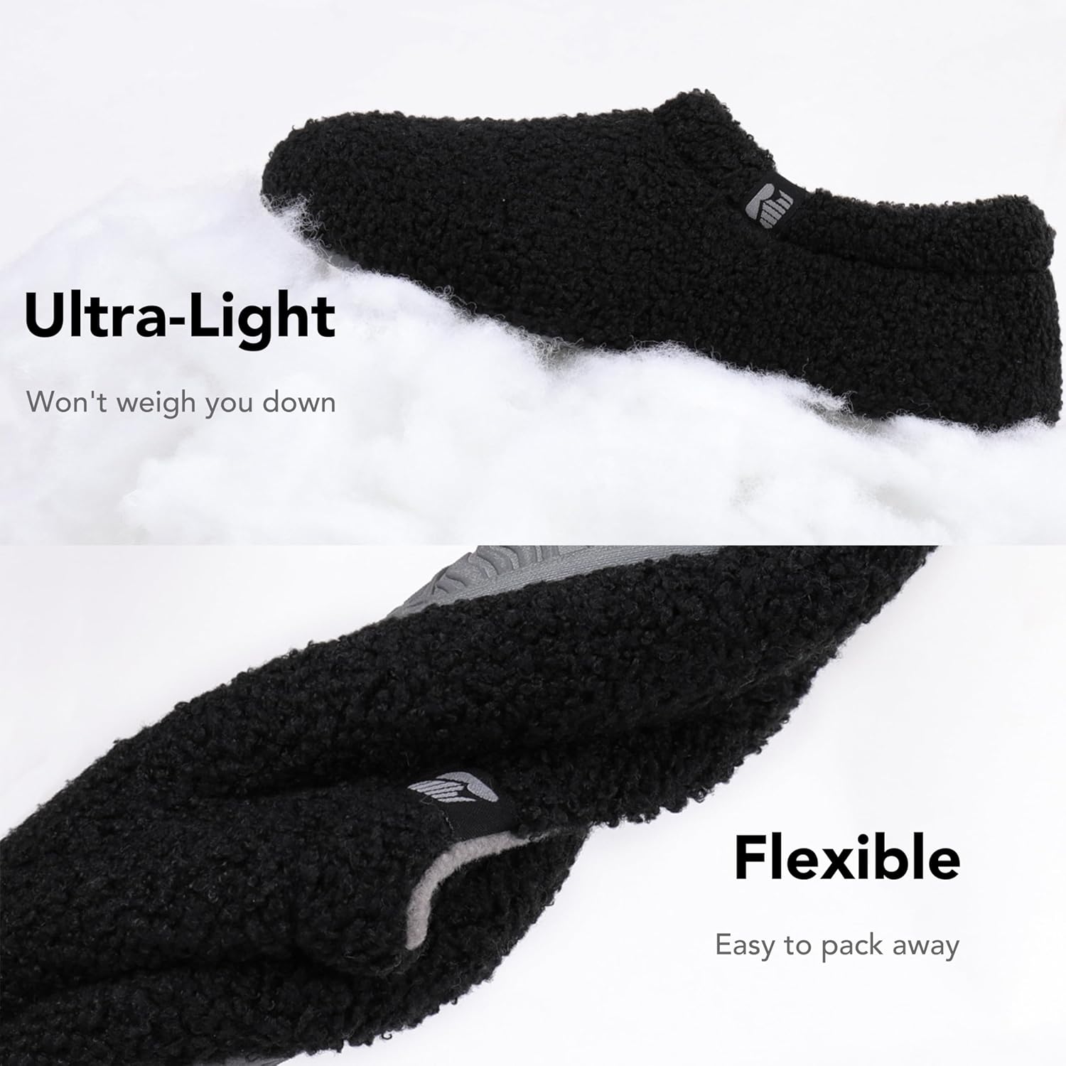 RockDove Women's Teddy Fleece Closed Back Indoor Slipper
