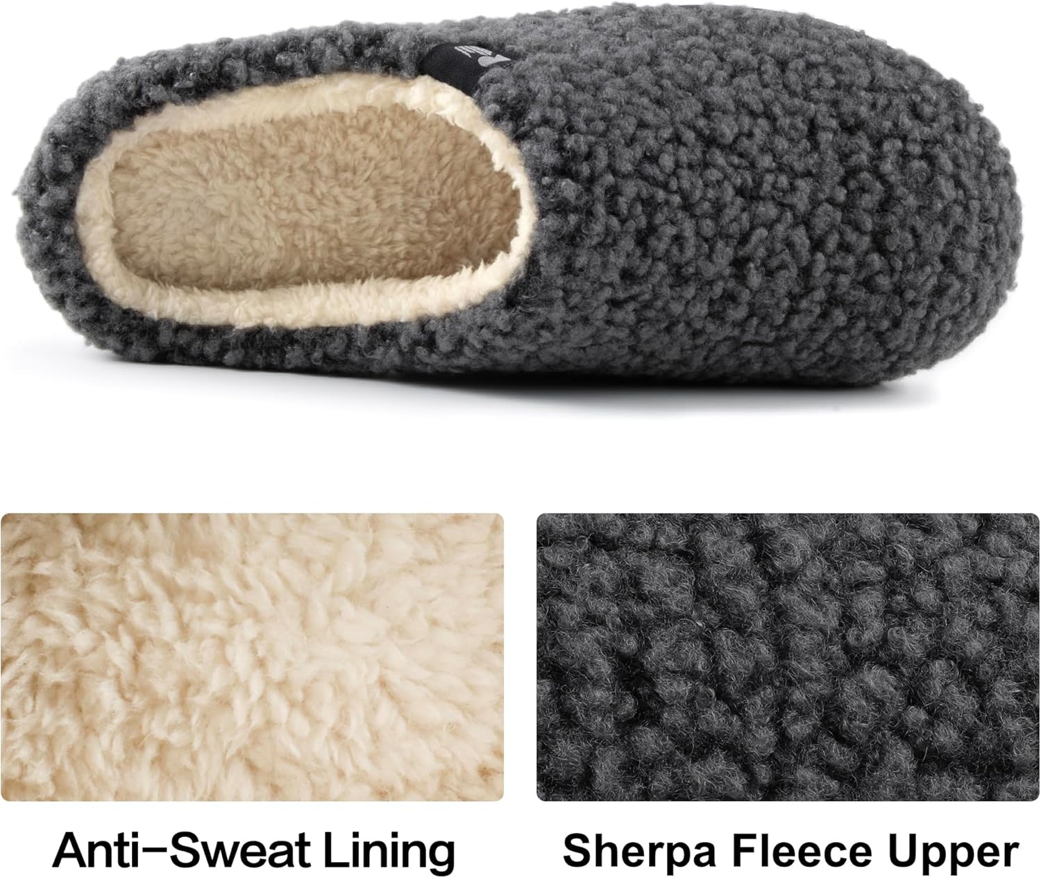 RockDove Women's Plush Retreat Sherpa Fleece Clog Slipper